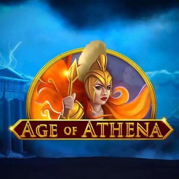 Age of Athena slot logo by Epic Industries at Flagman Casino