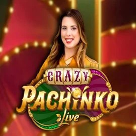 Live Casino logo of Crazy Pachinko from Evolution at Flagman Casino
