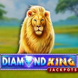 Diamond King Jackpots logo by SpinPlay Games at Flagman Casino