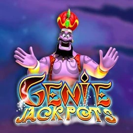 Genie Jackpots logo by Blueprint Gaming Flagman Casino