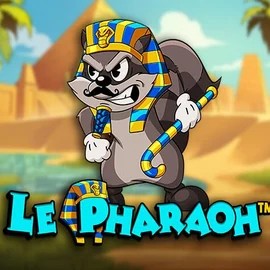 Le Pharaoh slot logo by Hacksaw Gaming at Flagman Casino