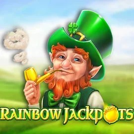 Rainbow Jackpots logo by Red Tiger Gaming Flagman Casino