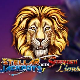 Stellar Jackpots with Serengeti Lions logo by Lightning Box Game Flagman Casino