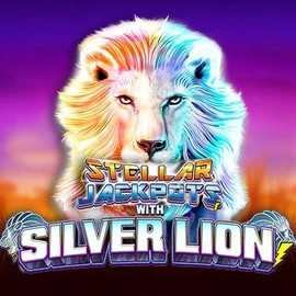 Try Stellar Jackpots with Silver Lion slot by Lightning Box Game on flagmanscasino.pl – logo image