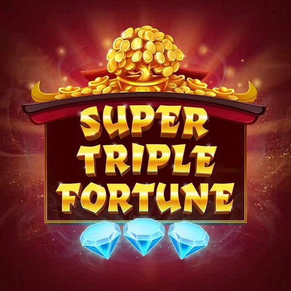 Super Triple Fortune slot visual from Greentube available on flagmanscasino.pl